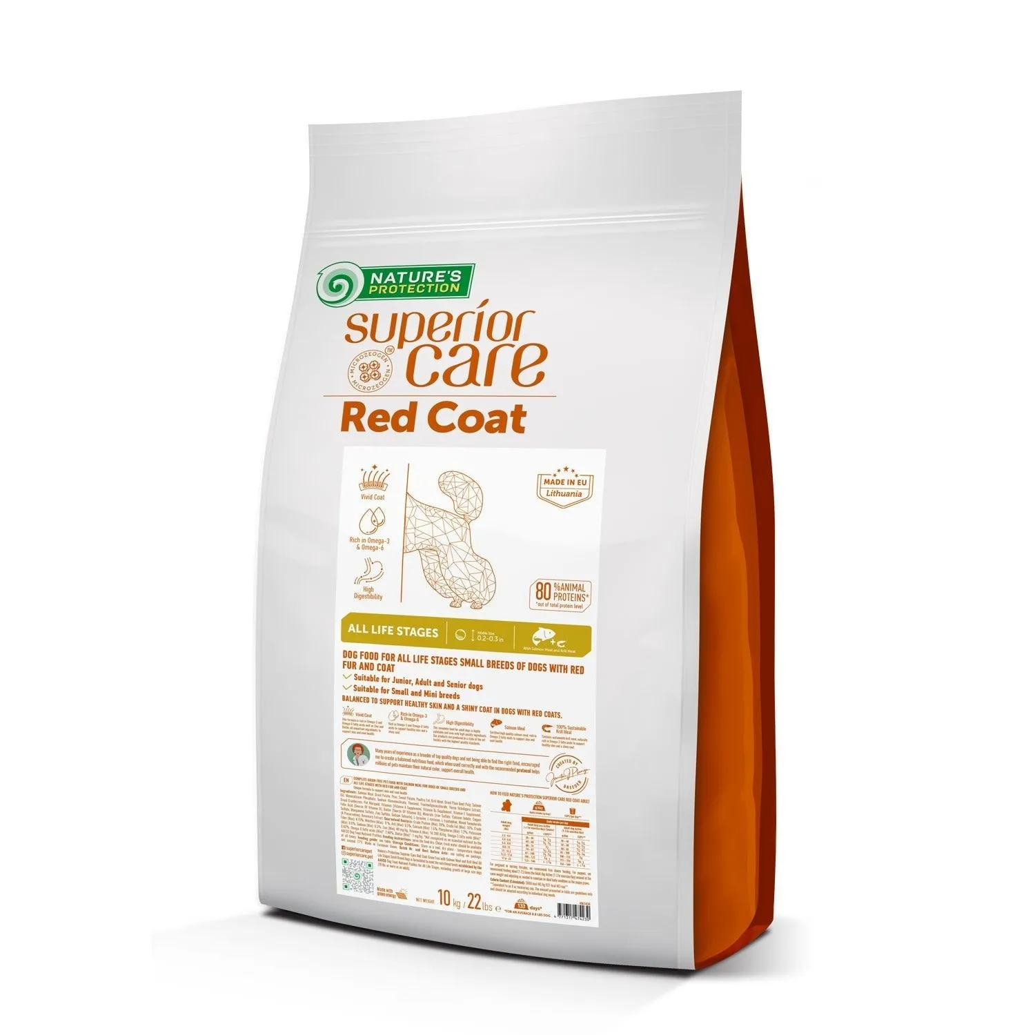 » Nature's Protection Superior Care Red Coat Grain-Free Dry Dog Food For Small And Mini Breeds Red Coated Dogs, Salmon And Krill (100% off)
