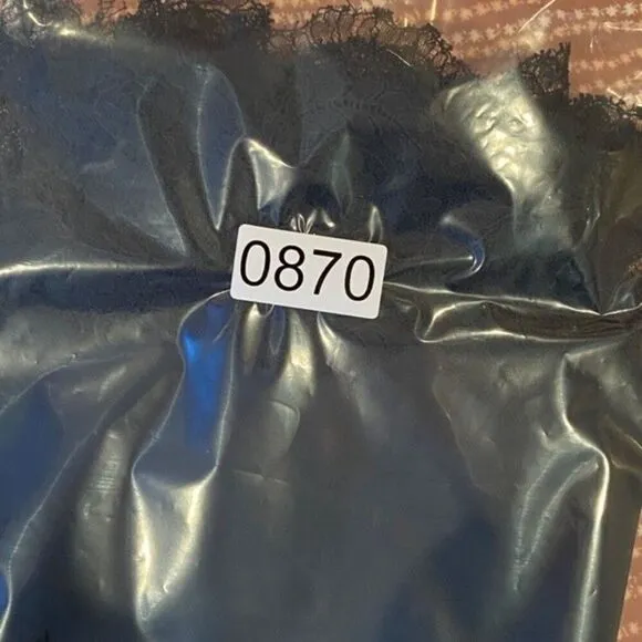 0870 Vintage 1950s Dijonette M Black Half Slip New
