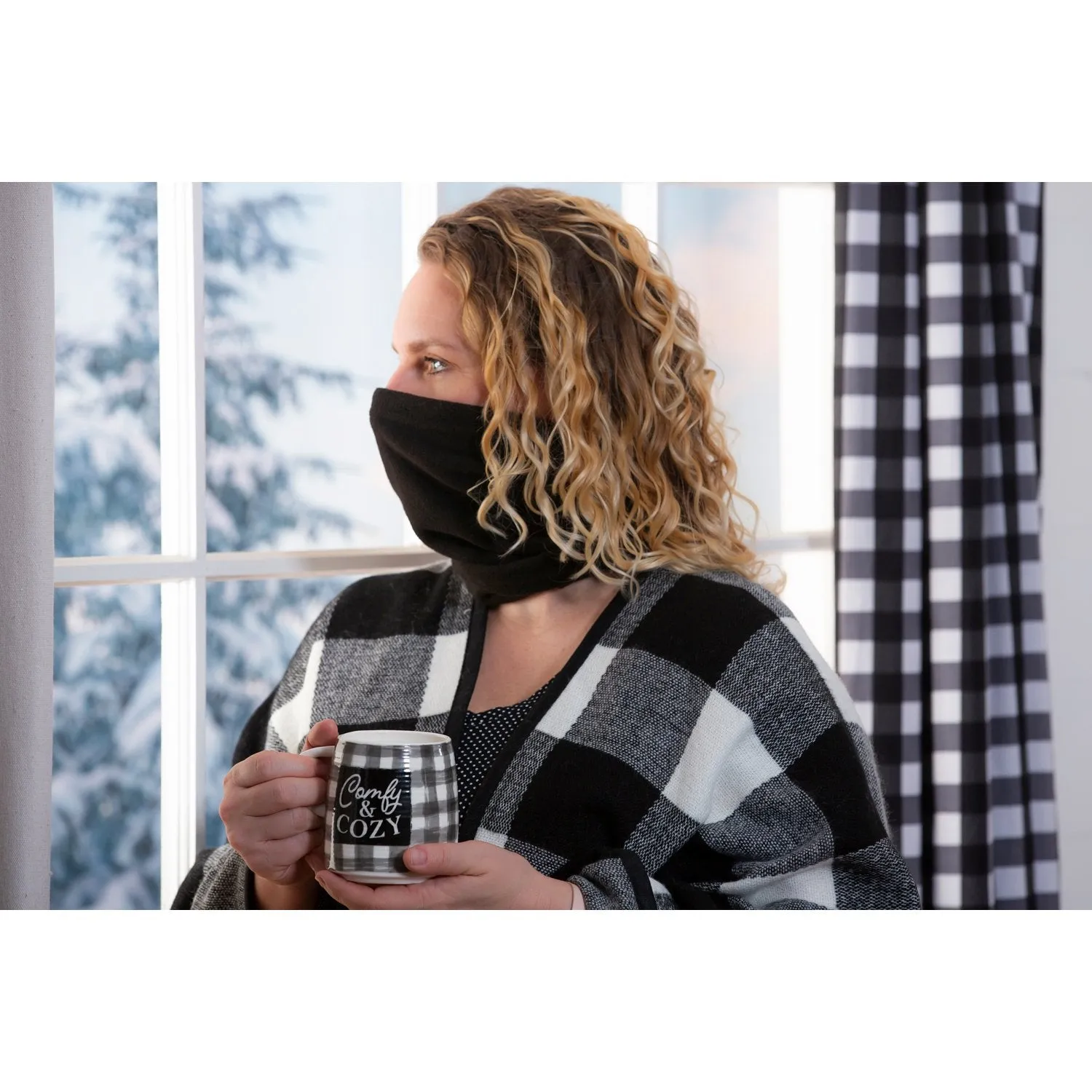 12 OZ Ceramic Cup and Gaiter Gift Set, Comfy and Cozy,p3909001