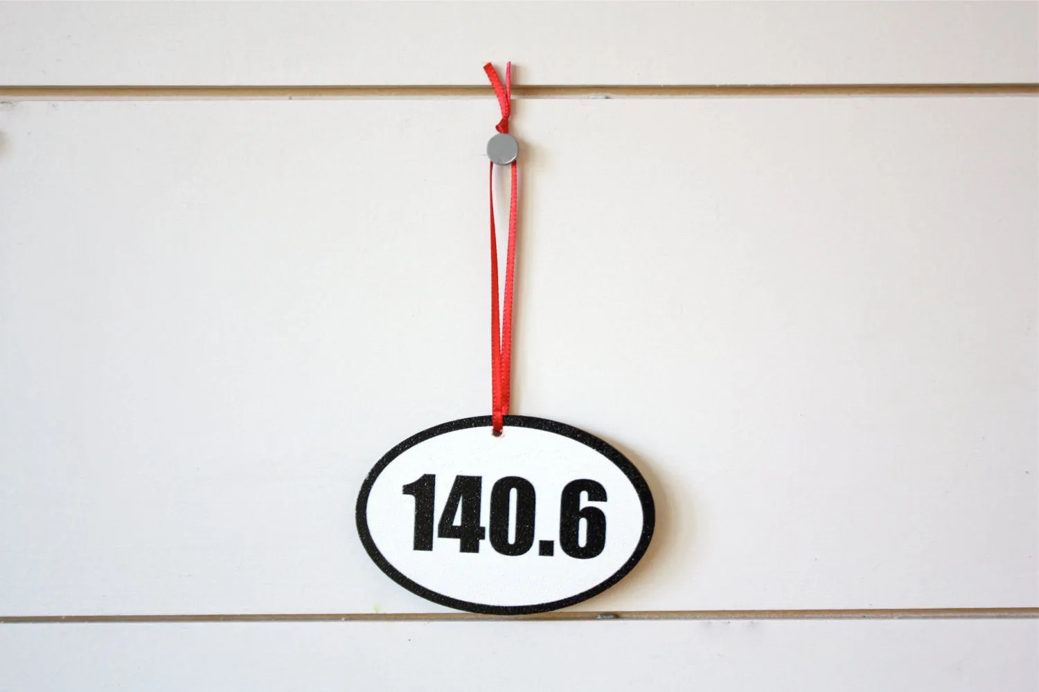 140.6 Triathlon Christmas Ornament - Great gift for Ironman triathletes!