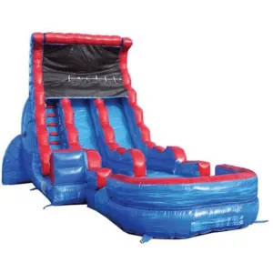 19'H 2-Lane Tsunami Water Slide Wet n Dry
