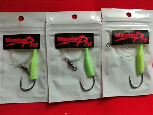 3 X Masterpro Reef & Snapper Running Fishing Rigs With Single Octopus 6/0 Hook