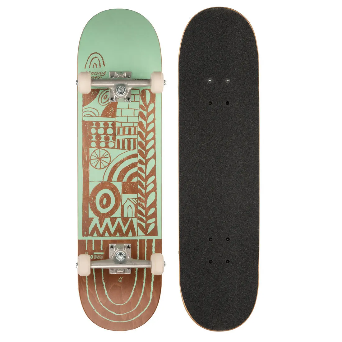 8.25" Complete Skateboard CP500 Fury