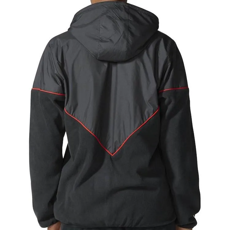 Adidas Skateboarding Premier Windbreaker Black/Utility Black/Scarlet Jacket