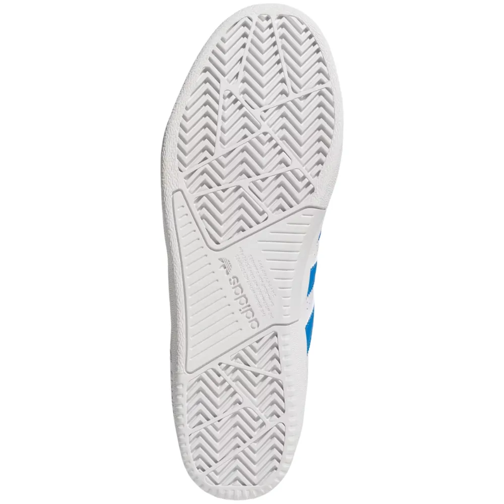 Adidas Tyshawn Skate Shoes | White, Orange & Bluebird