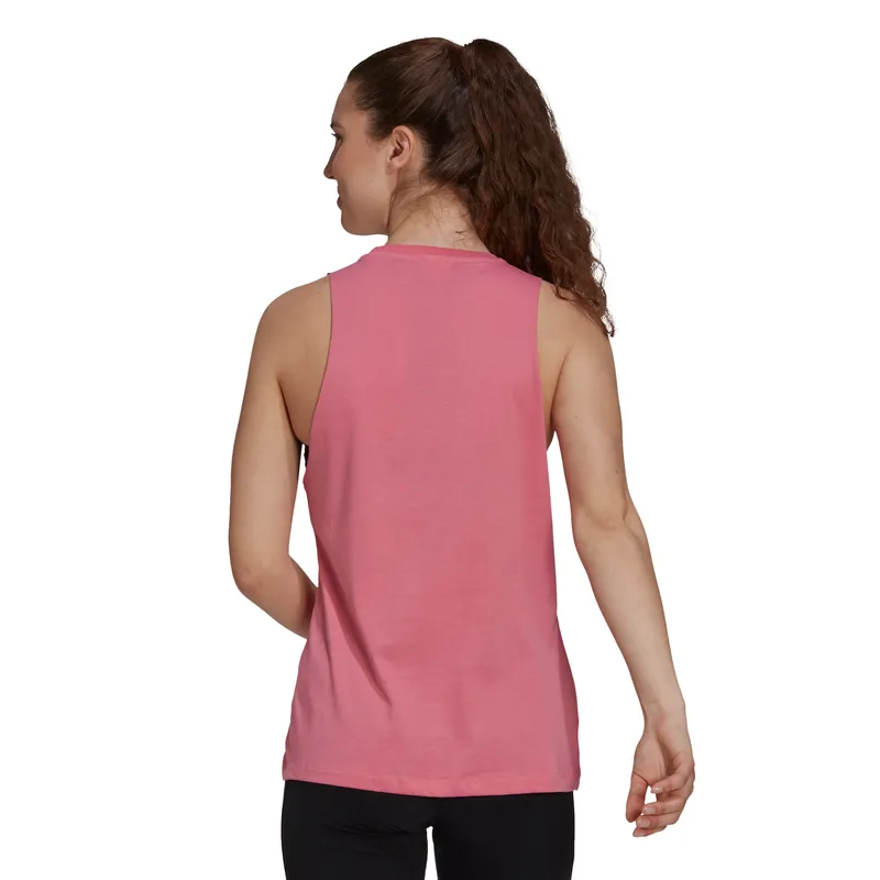 Adidas Womens Soft Floral Box Tank Top