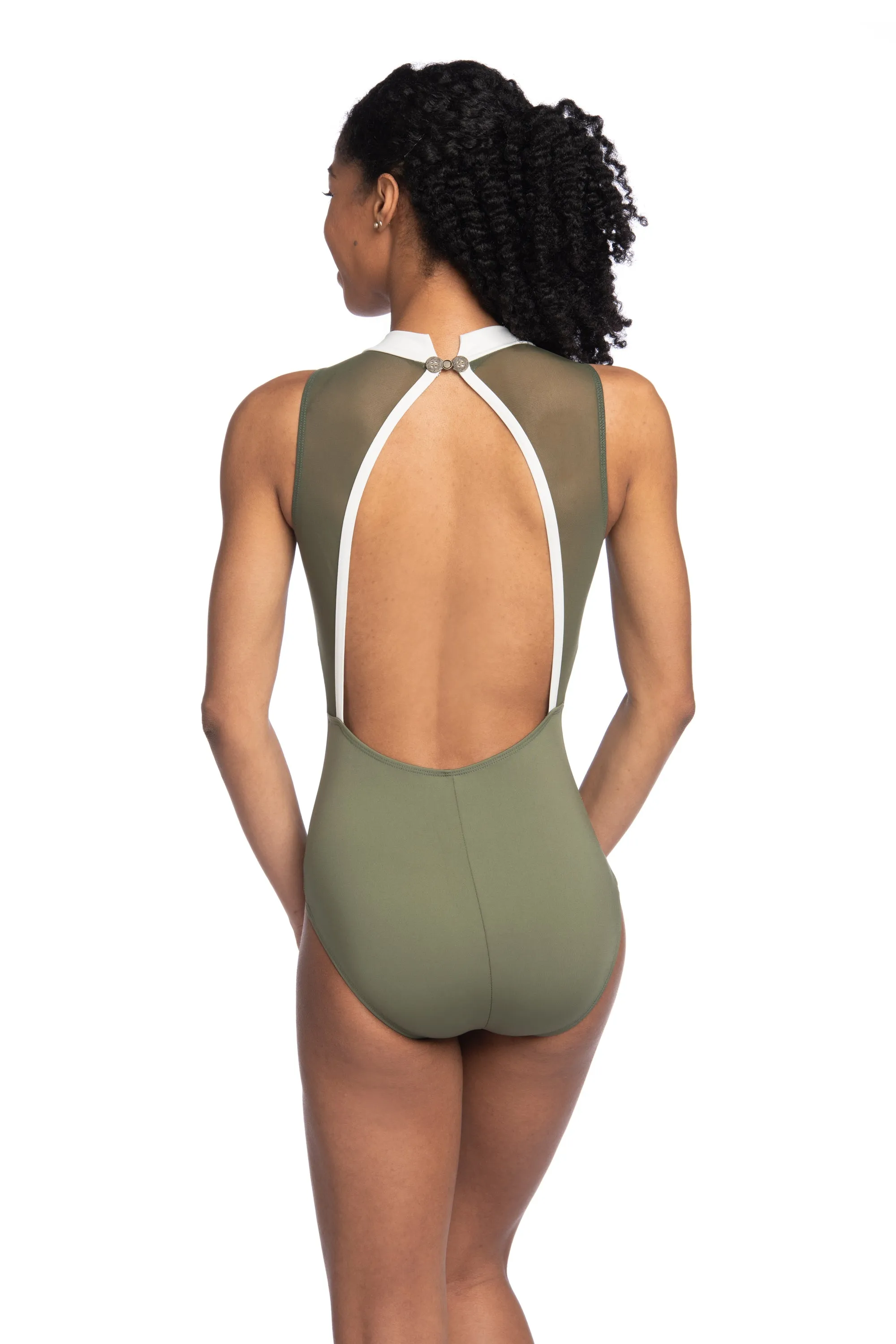 AinslieWear 1103ME Livona with Mesh Leotard