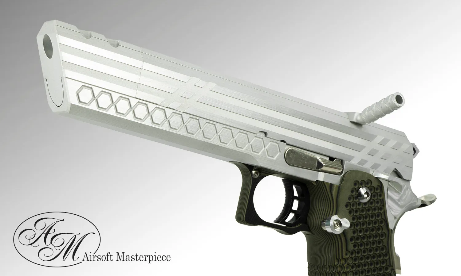Airsoft Masterpiece SMOKING HOLES Open Slide Kit for Hi-CAPA (Black)