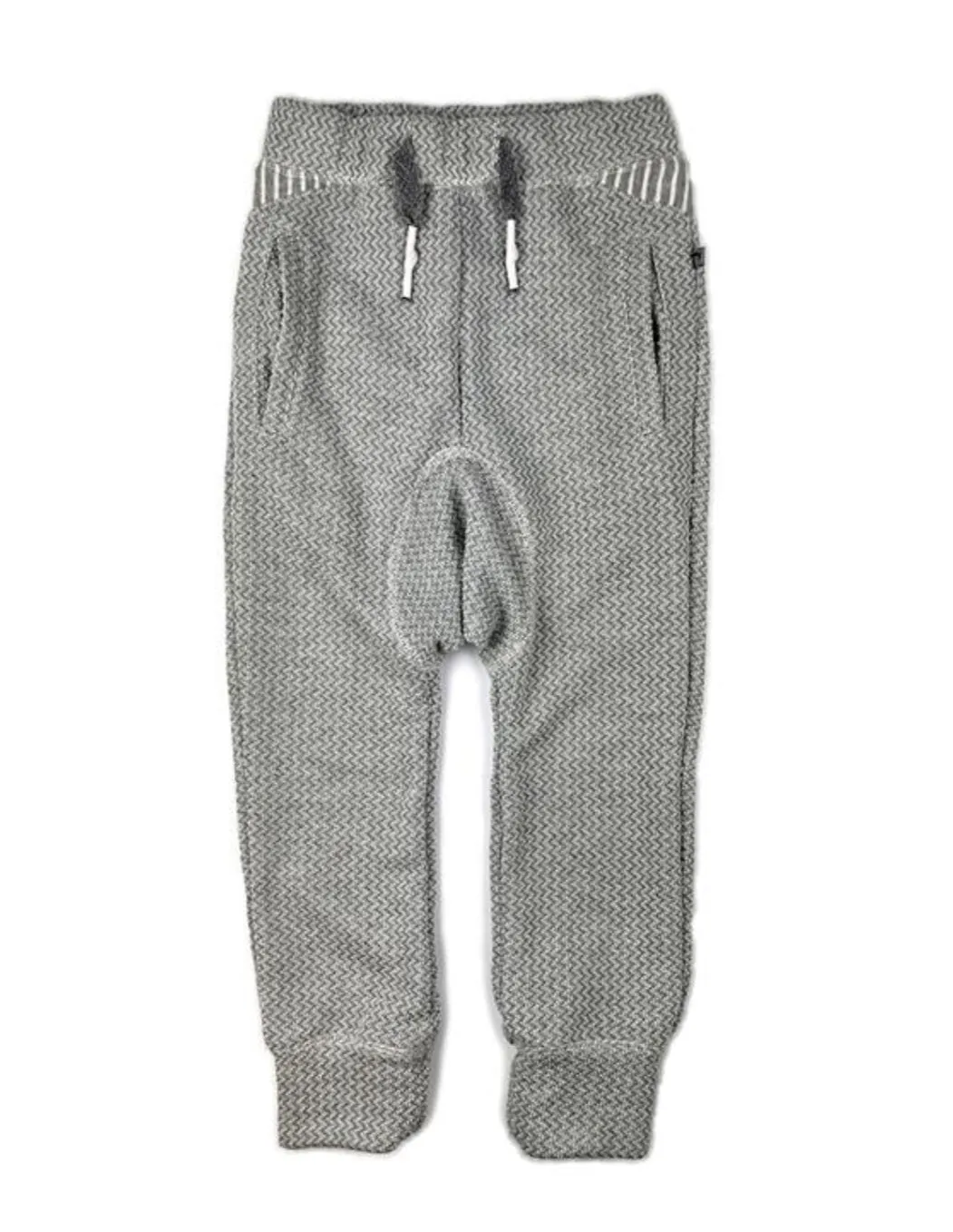 AJ SWEATS - GREY HERRINGBONE