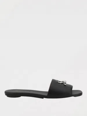 Alexander Mcqueen Flat Sandals Woman Black