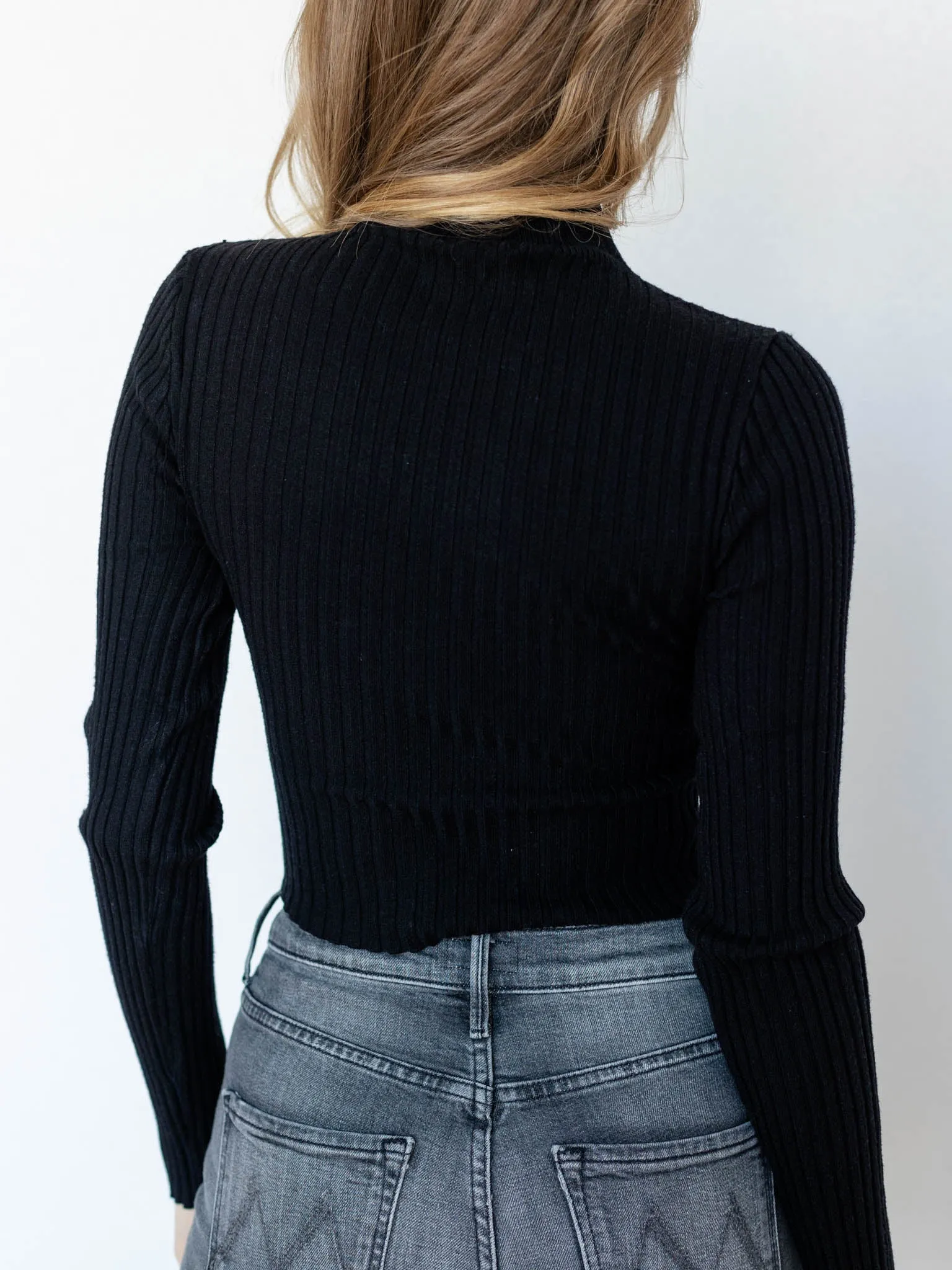 Allie Rose Soft Long Sleeve Asymmetrical Pullover