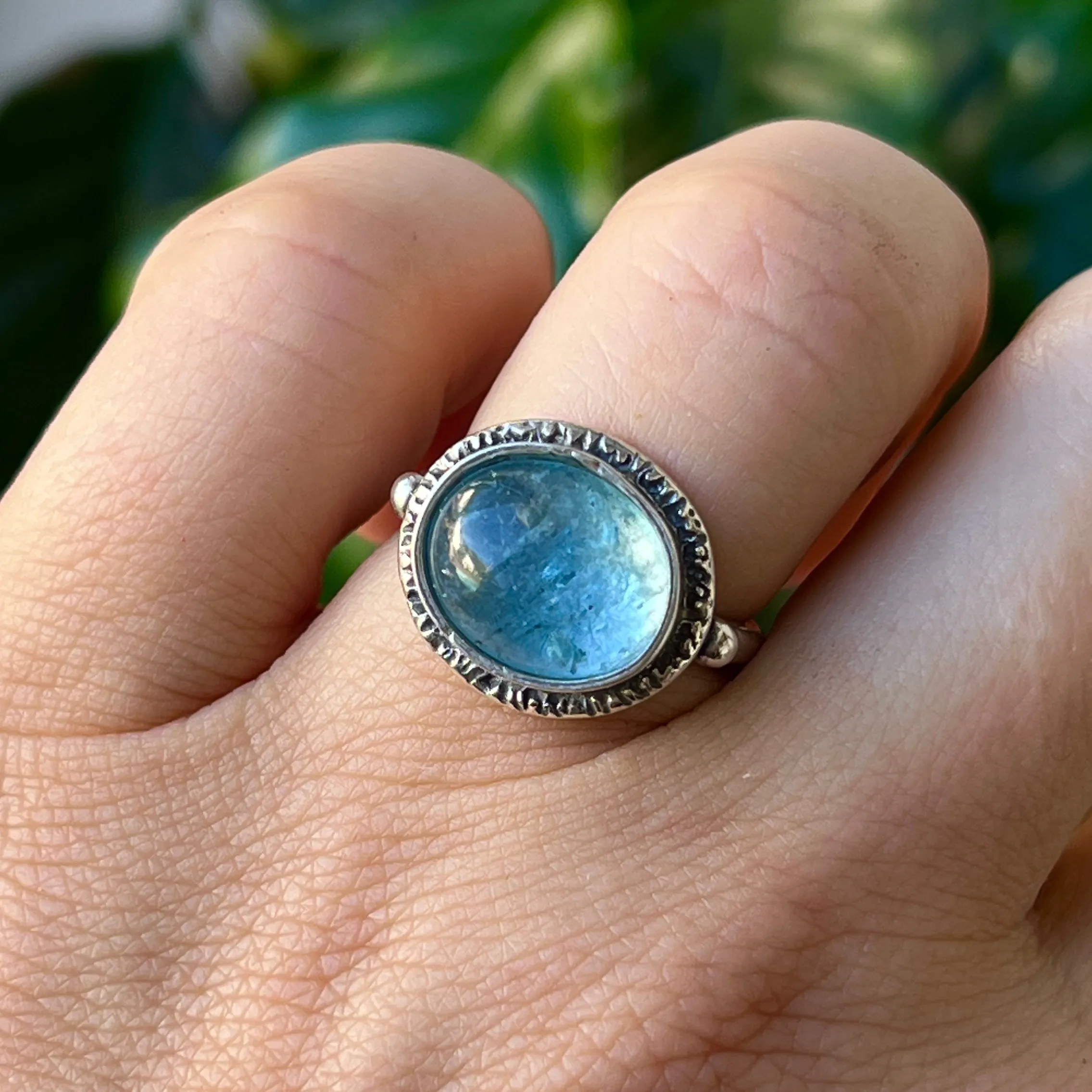 Aquamarine Ring- Sz 6.25