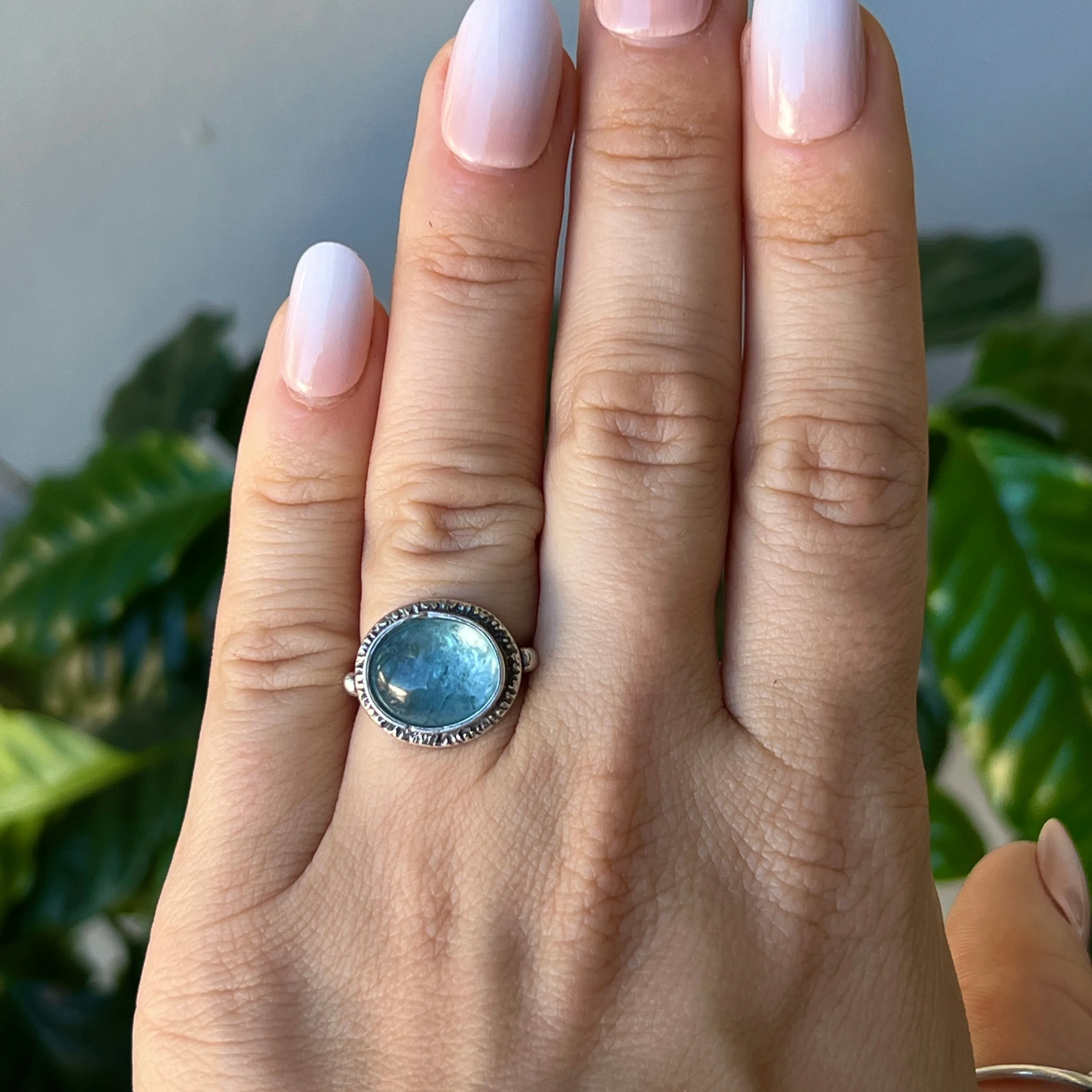 Aquamarine Ring- Sz 6.25