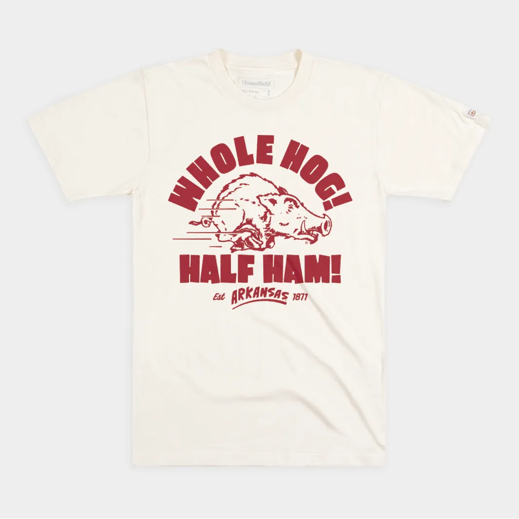 Arkansas "Whole Hog! Half Ham!" Tee