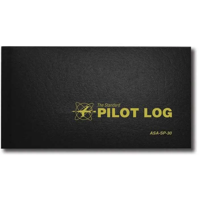 ASA Pilot Logbook Black
