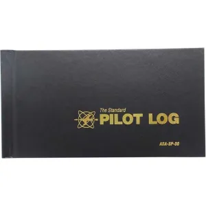 ASA Pilot Logbook Black