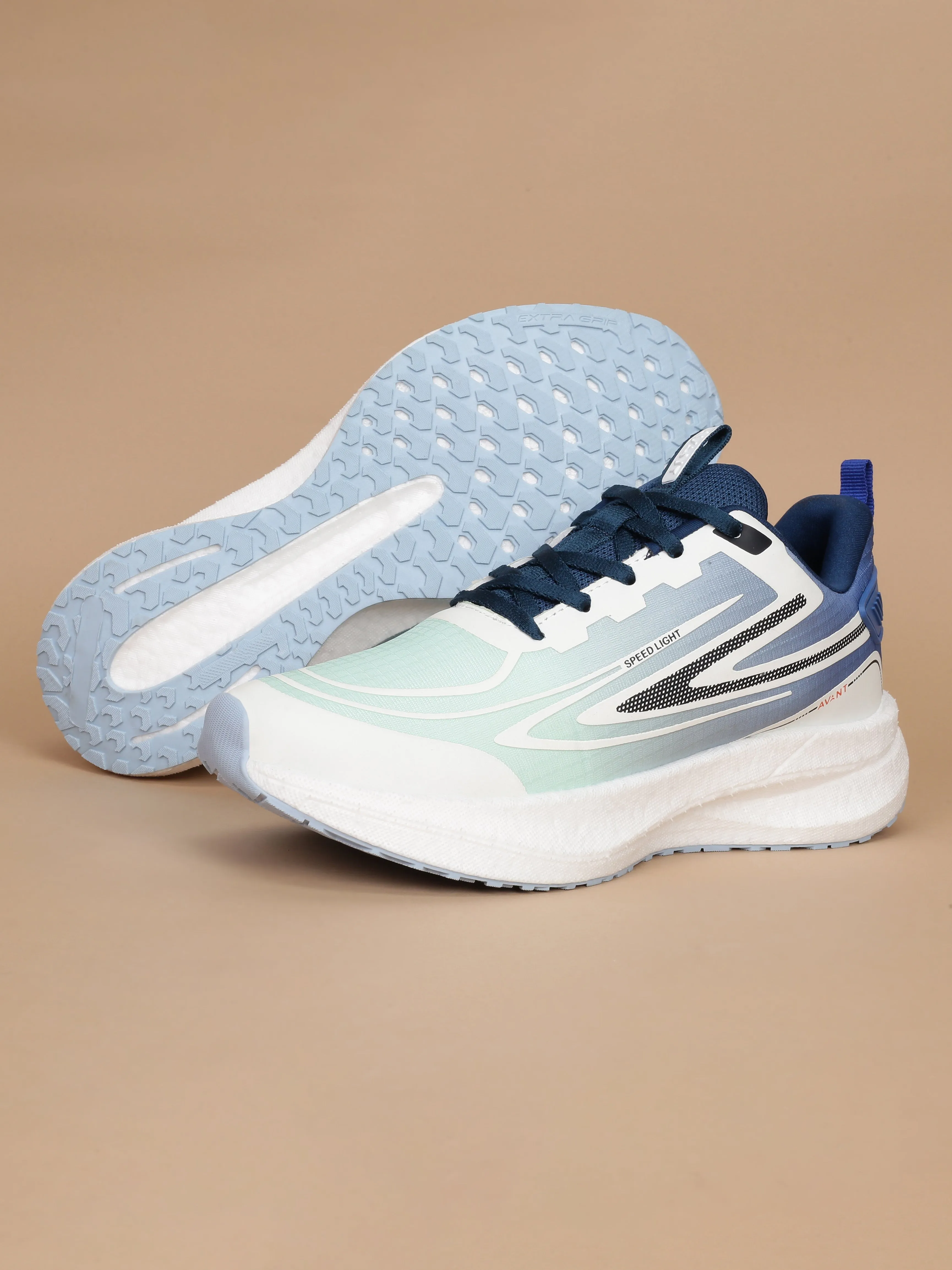 Avant Men's VelocityArc Running Shoes - Green / Blue