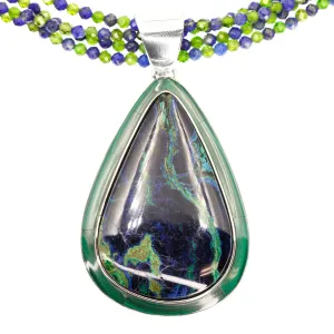 Azurite-Malachite Pendant