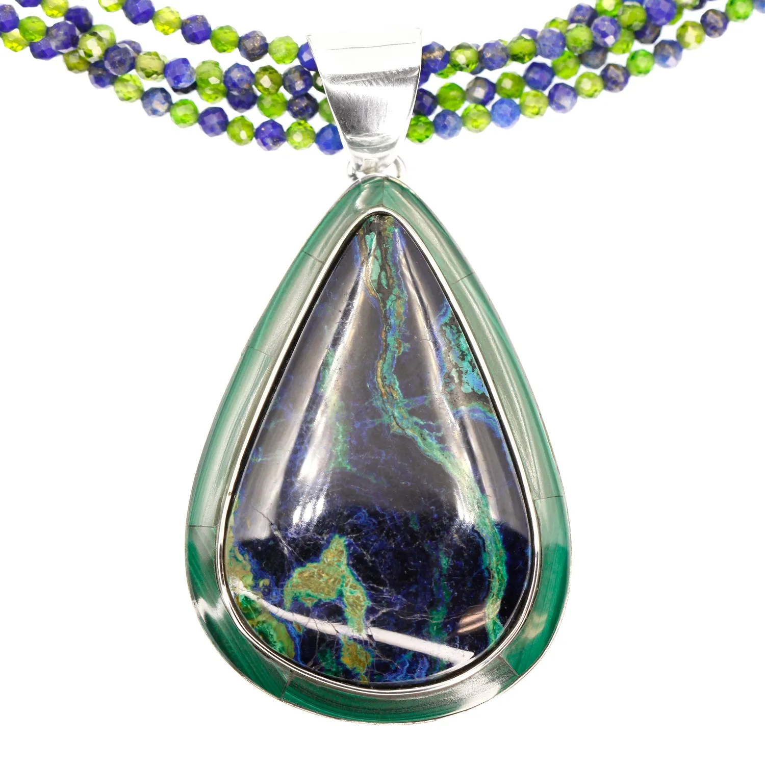 Azurite-Malachite Pendant