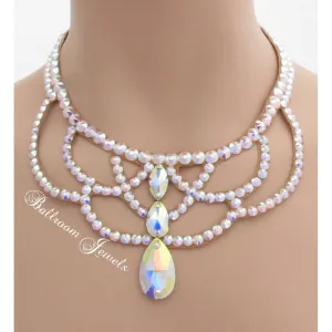 Ballroom Three Crystal Necklace