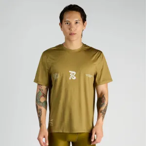 Bandit Running Drift "Chaos Triple Front" Performance Tee - Manzanilla
