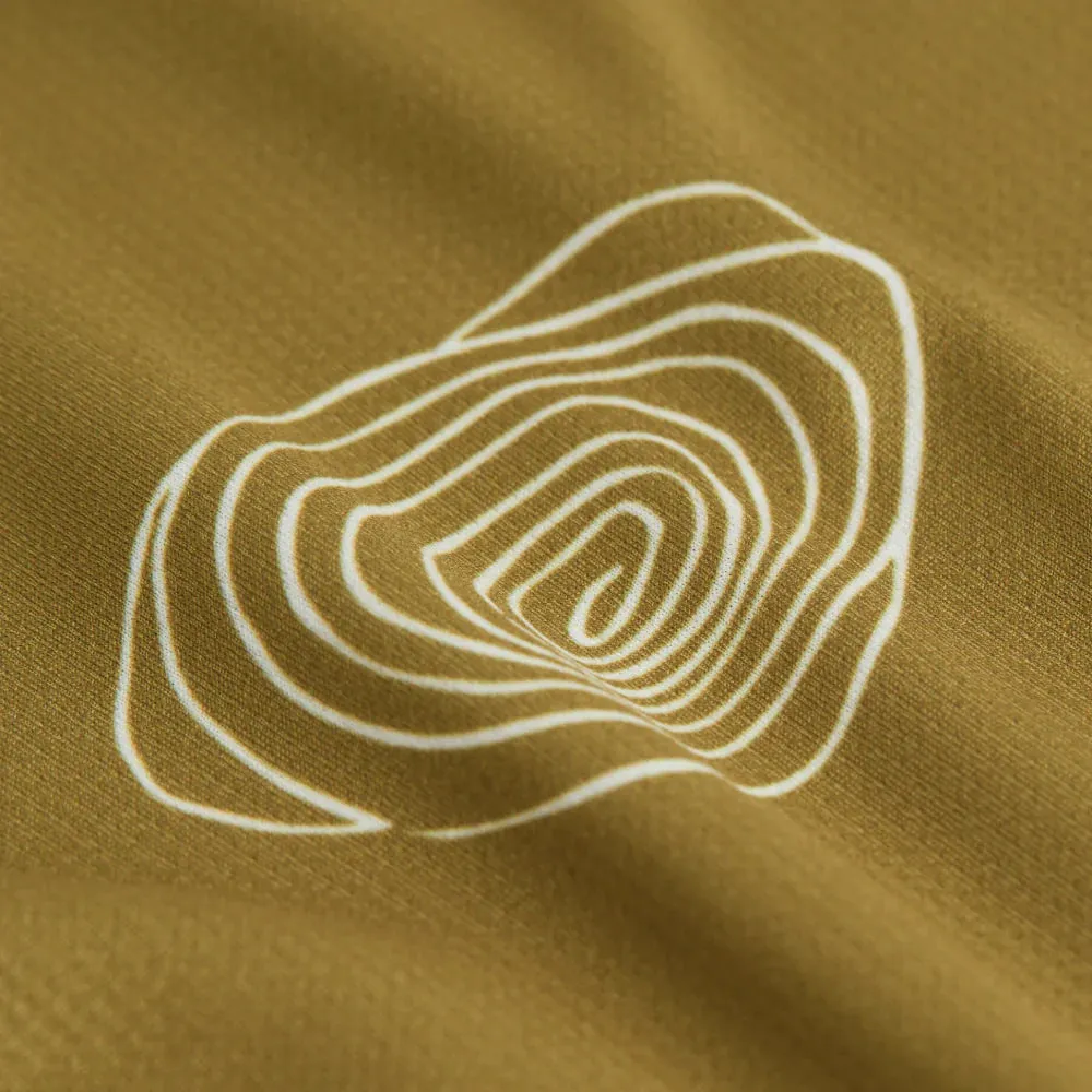 Bandit Running Drift "Chaos Triple Front" Performance Tee - Manzanilla
