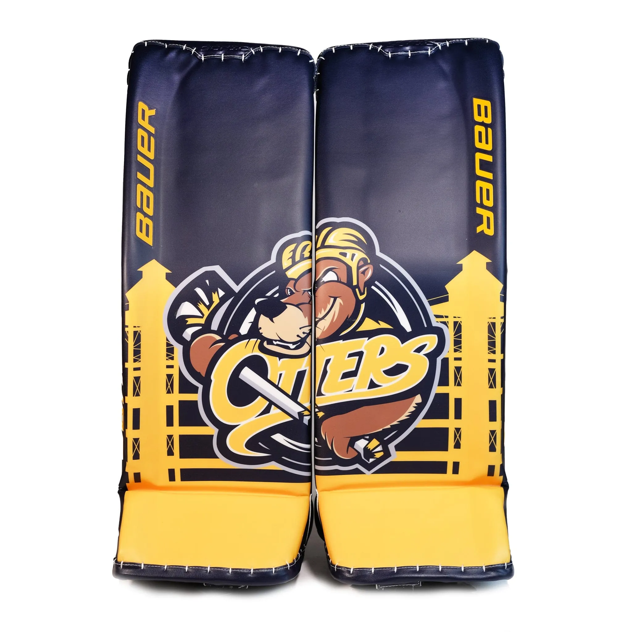Bauer Supreme Pro Custom Senior Goalie Leg Pads - Nolan Lalonde