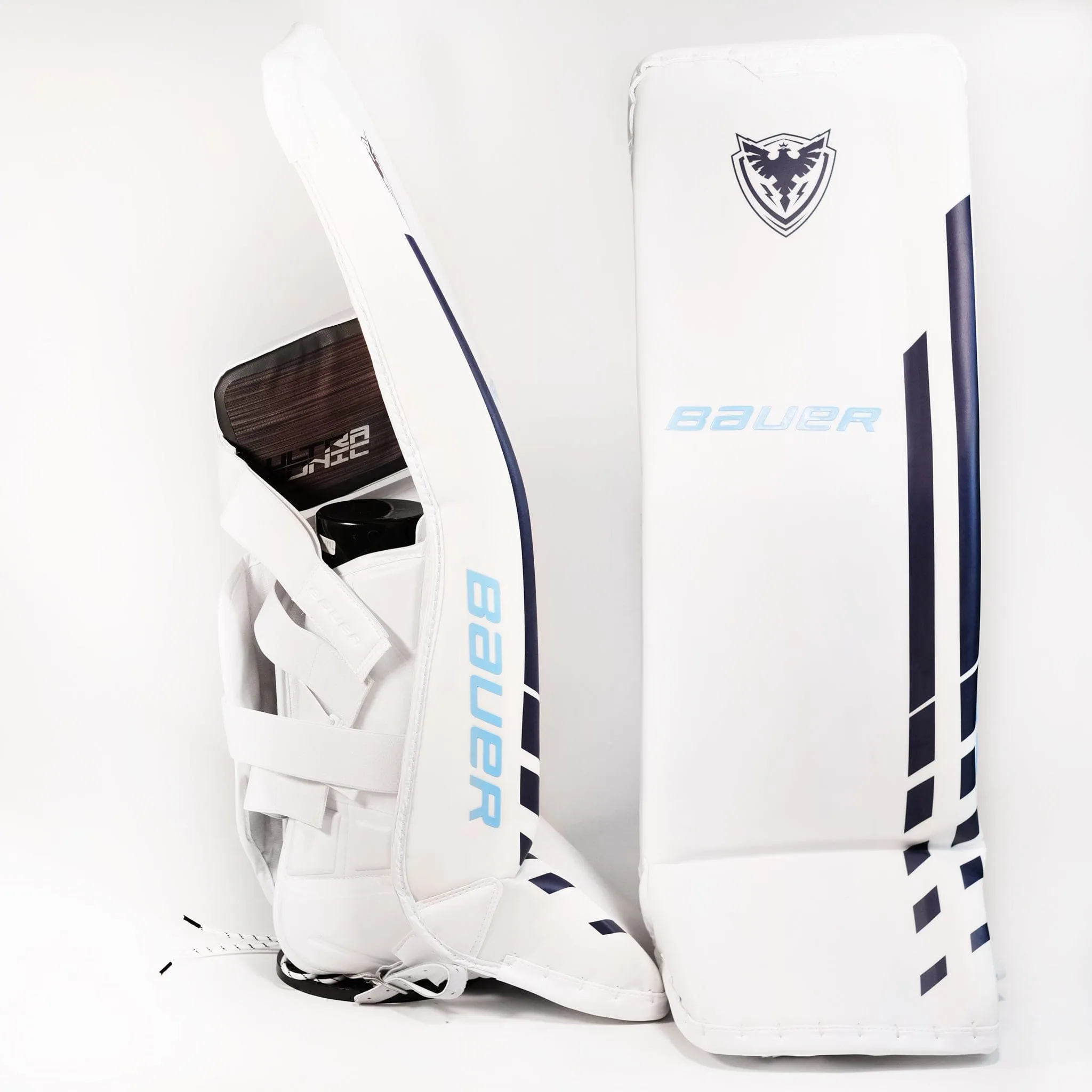 Bauer Supreme Pro Custom Senior Goalie Leg Pads - Samuel Hlavaj #2