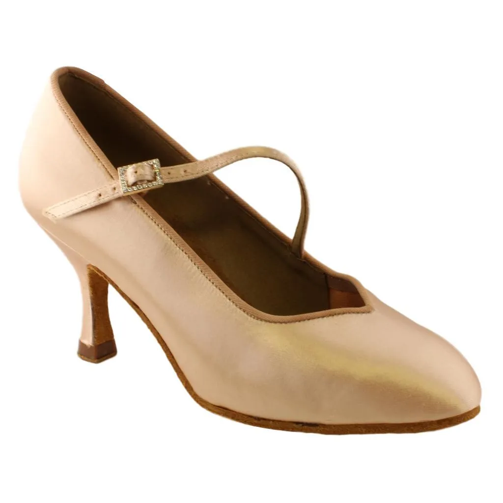 BD Dance 138, Heel EH4, Tan 1, Women's Standard Dance Shoes