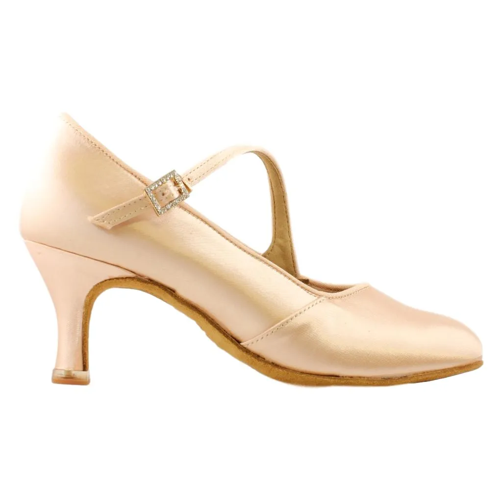 BD Dance 149, Heel EH10, Tan 1, Women's Standard Dance Shoes