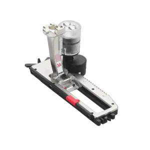BERNINA Buttonhole Foot with Slide #3A Automatic buttonhole sewing Sewing any number of buttonholes of exactly the same length Flexible choice of buttonhole length up to 30 mm With or without cording For 5.5 mm and 9 mm machines