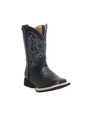Big Jake Python Print Black Zipper