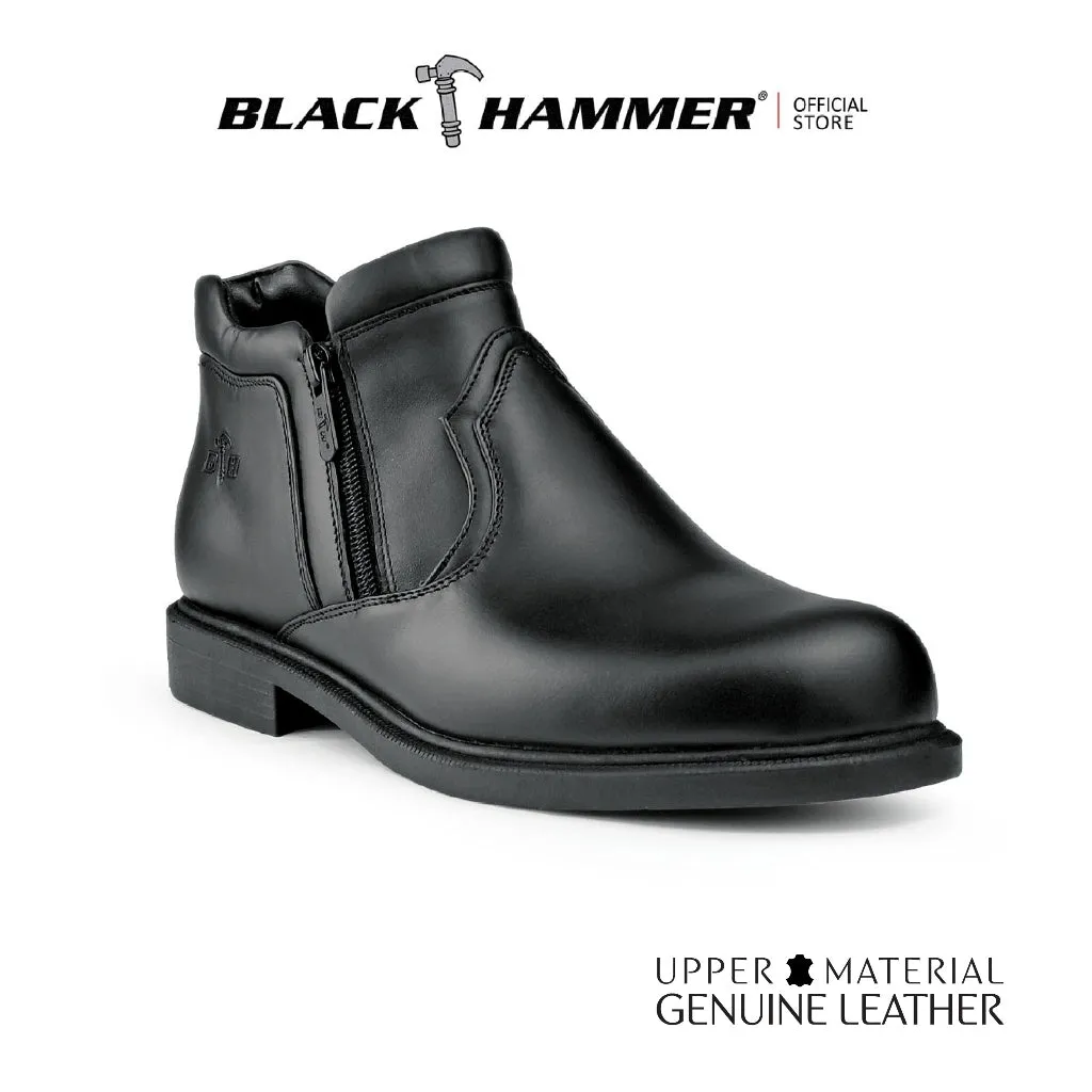 Black Hammer Men Formal Mid Cut with Double Zip Shoes BH3704-YM