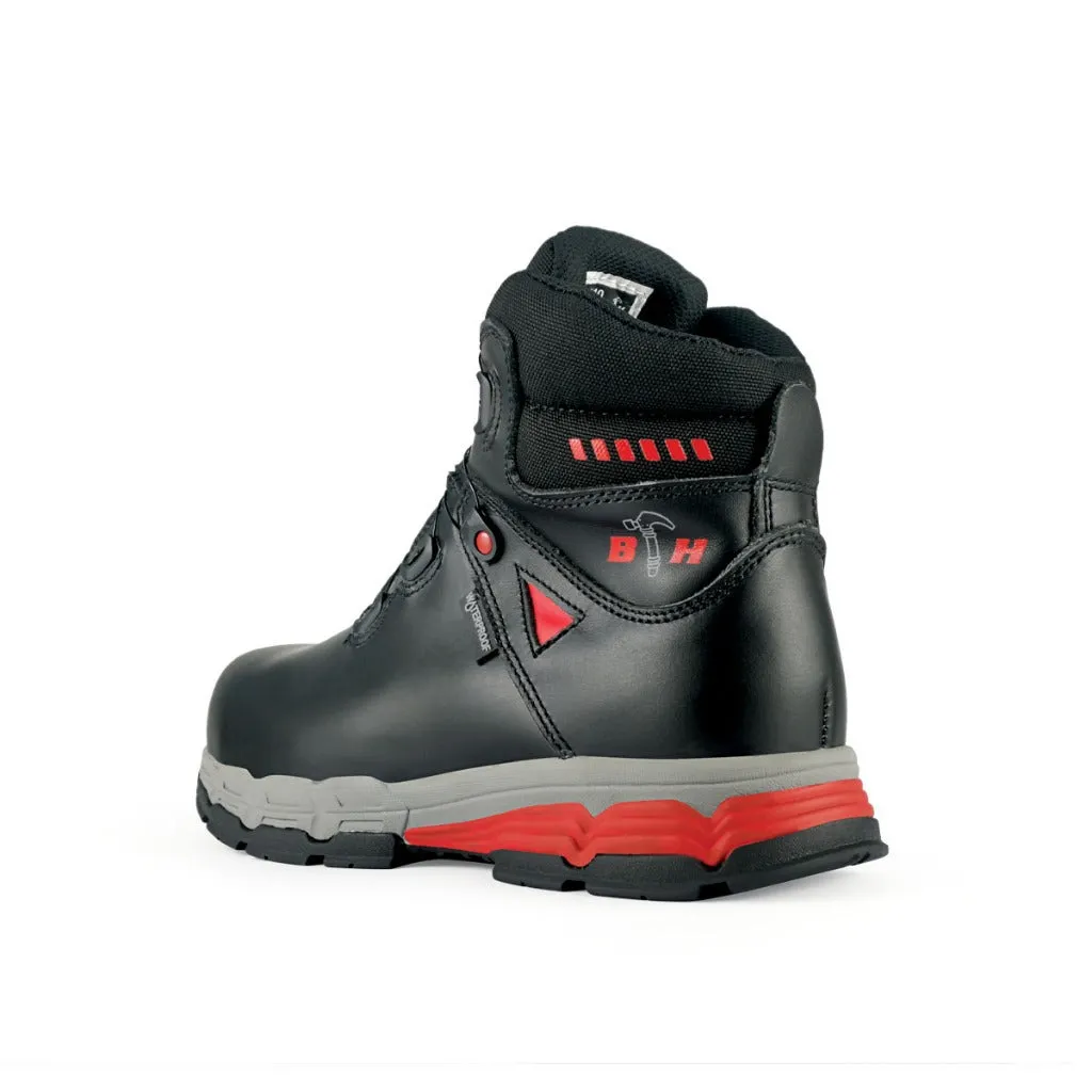 BLACK HAMMER Pro Series Men Waterproof Mid Cut with Fastlock Safety Shoe BH-1107-RS