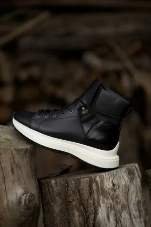 Black Nubuck Boots