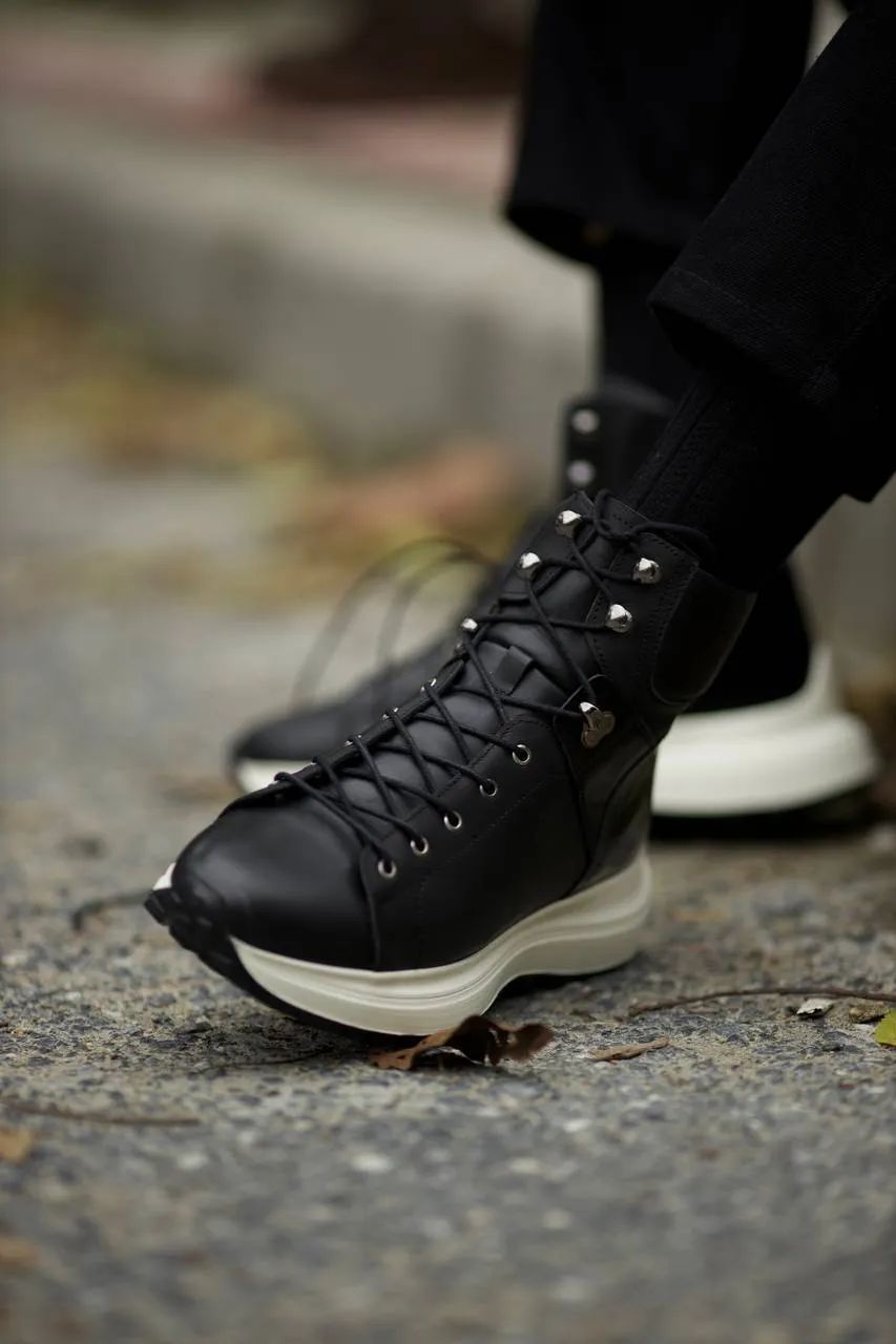 Black Nubuck Boots