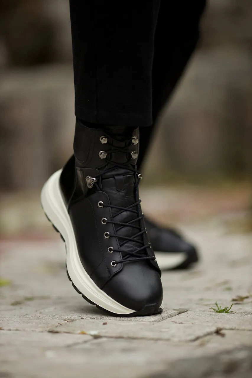 Black Nubuck Boots