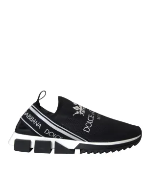 Black White Sorrento Slip On Sneakers Shoes