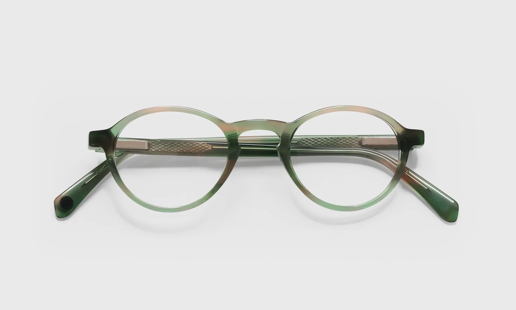 Board Stiff Narrow Color 17 - Olive Green Demi Front and Temples