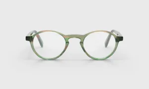 Board Stiff Narrow Color 17 - Olive Green Demi Front and Temples