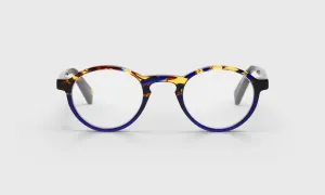 Board Stiff Narrow Color 50 - Tortoise & Navy Front and Temples