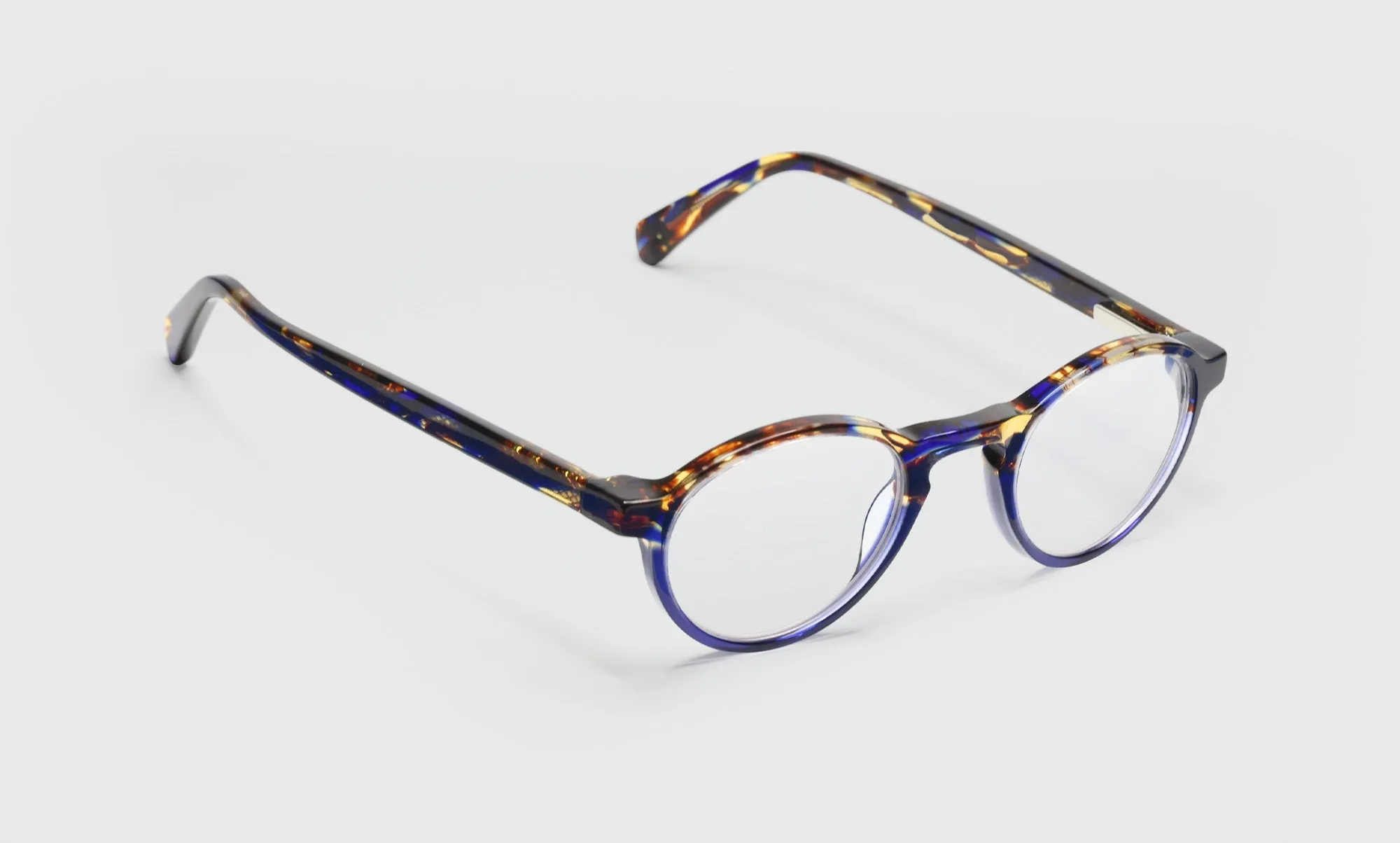 Board Stiff Narrow Color 50 - Tortoise & Navy Front and Temples