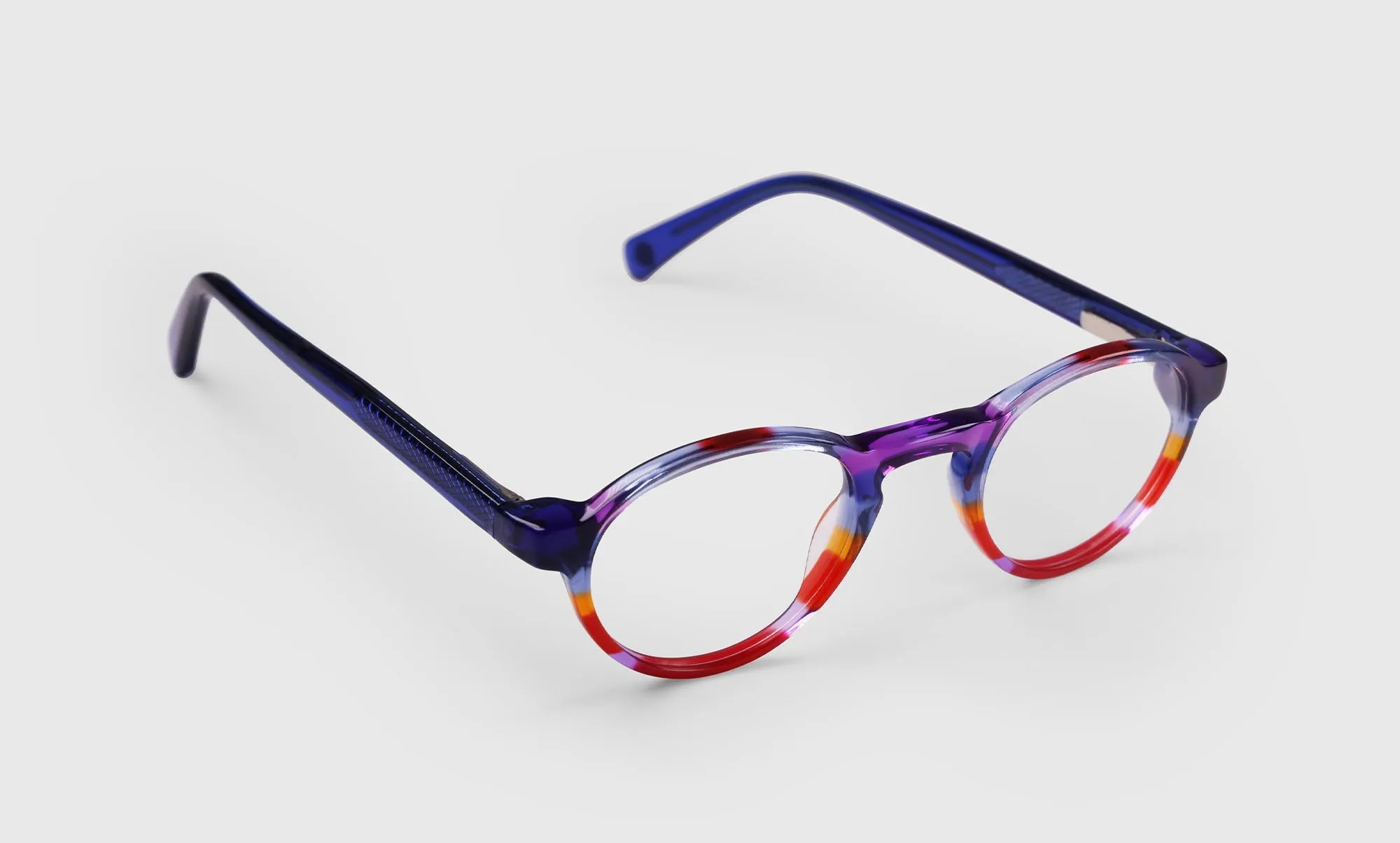 Board Stiff Narrow Color 98 - Rainbow Front and Blue Temples