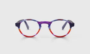 Board Stiff Narrow Color 98 - Rainbow Front and Blue Temples