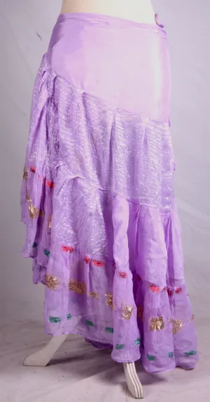 Bollywood Wrap skirt light purple WS