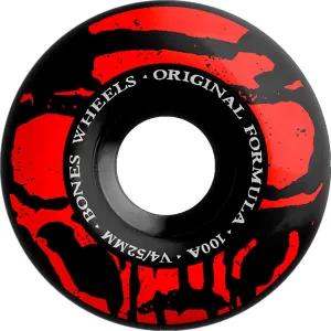 Bones Mummy Skulls OG Formula V4 Wide 100a 52mm Skateboard Wheels