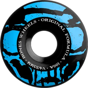 Bones Mummy Skulls OG Formula V4 Wide 100a 53mm Skateboard Wheels