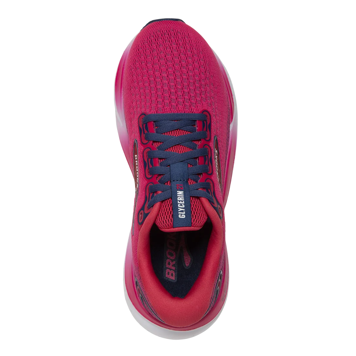 Brooks Glycerin 21 - Raspberry - Estate Blue