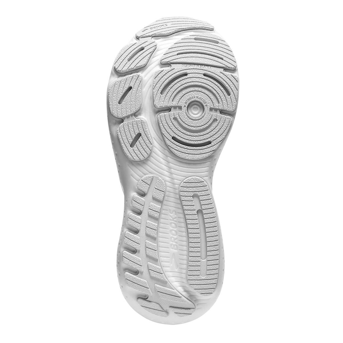 Brooks Glycerin 21 - White - White - Grey