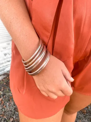 BuDhaGirl All Weather Bangles - Champagne Set of 6